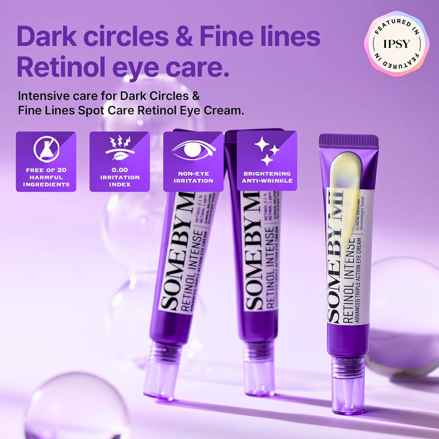 Some By MI Retinol Intense Advanced Triple Action Eye Cream, For Dark Circles and Fine Lines, 30ml