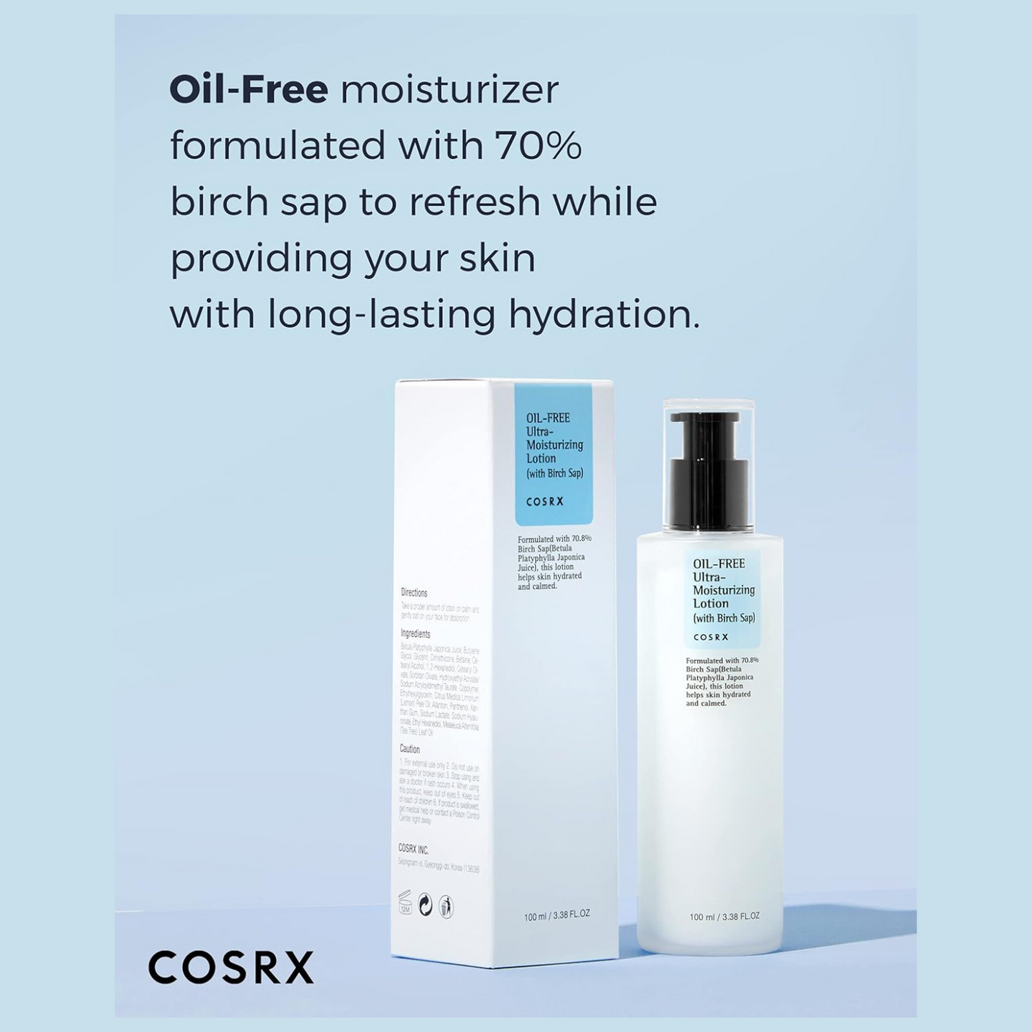 COSRX Oil Free Lotion with Birch Sap