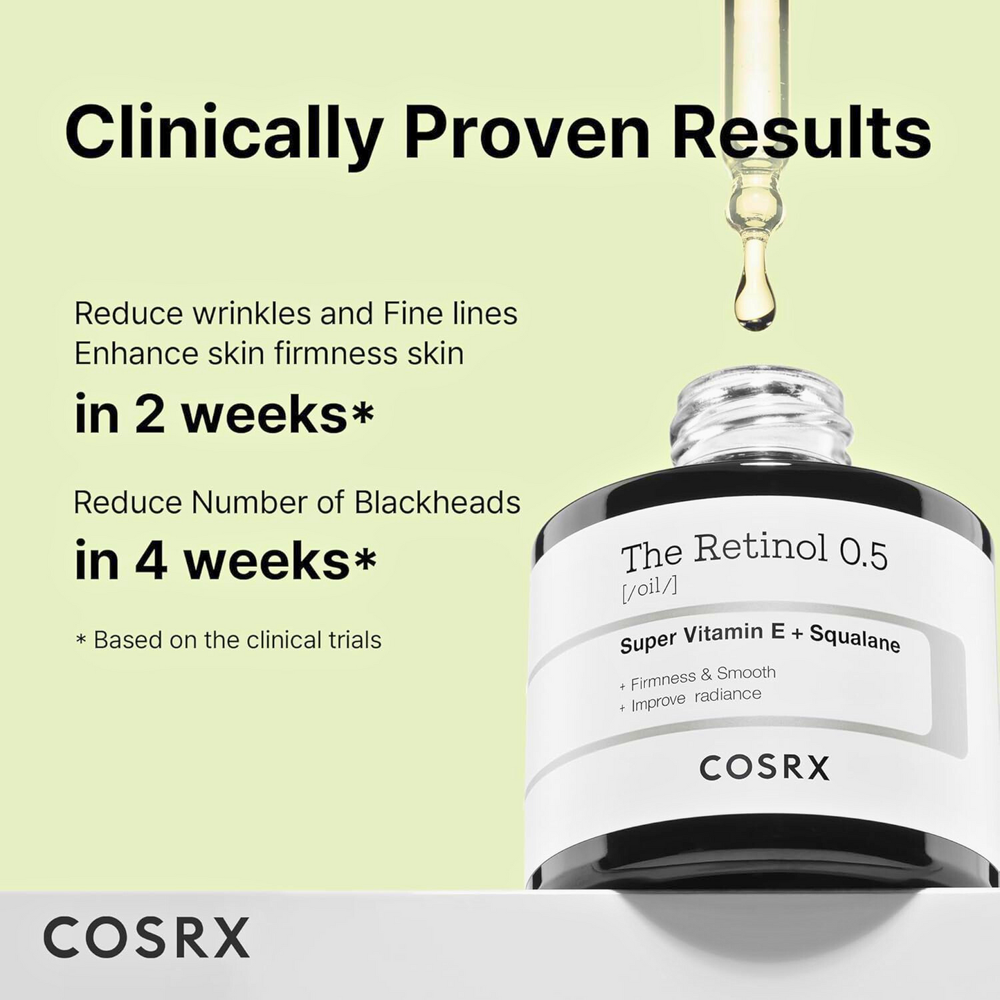 Cosrx The Retional 0.5 Oil Super Vitamin E + Squaiane