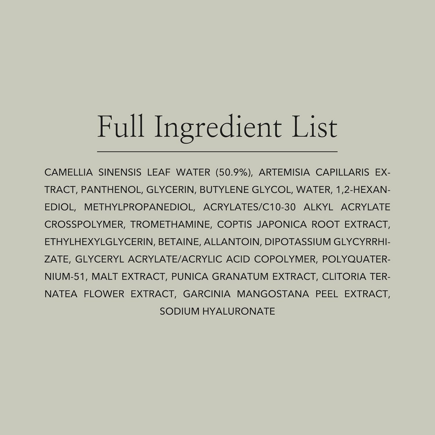 Beauty of Joseon Calming Serum Green Tea Panthenol