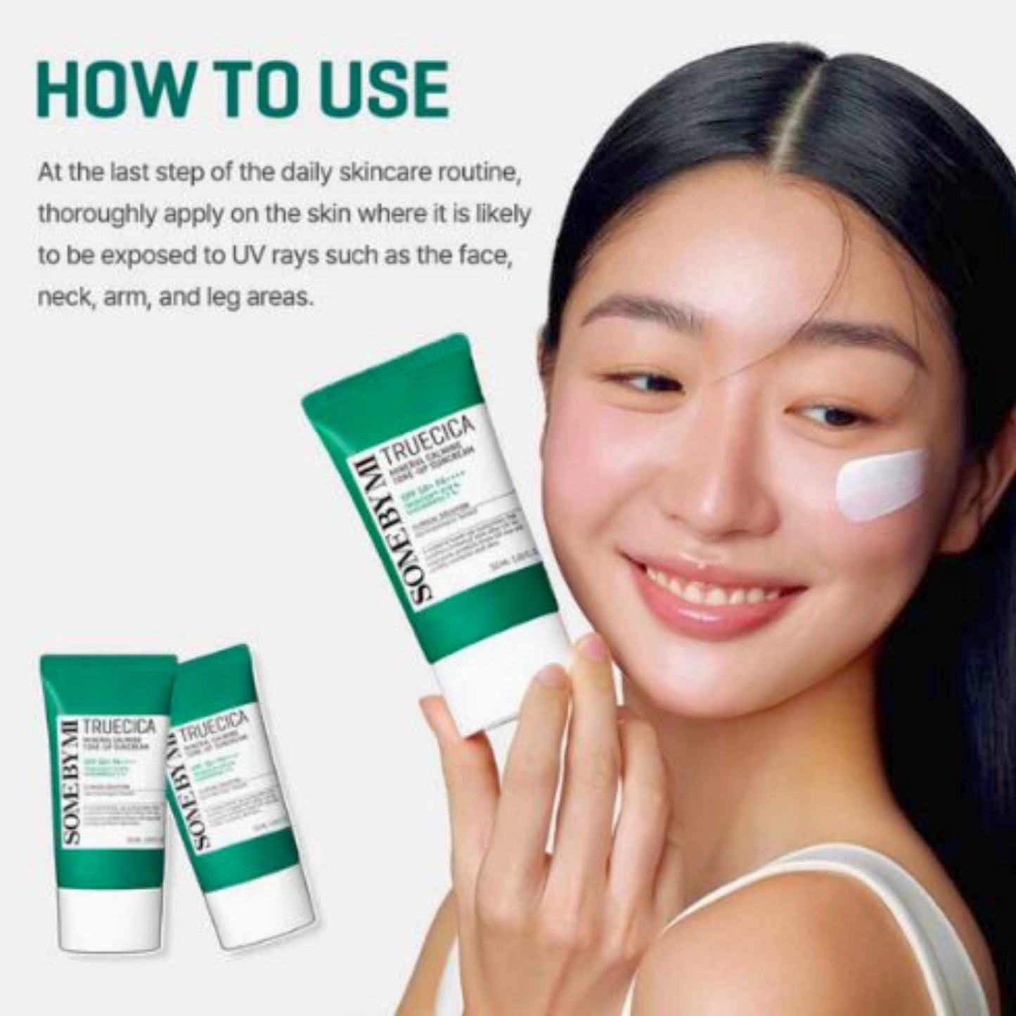 SOME BY MI Truecica Mineral Calming Tone-Up Suncream SPF50+ PA++++ - 50ml